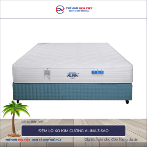 Đệm lò xo Kim Cương Alina 3 sao